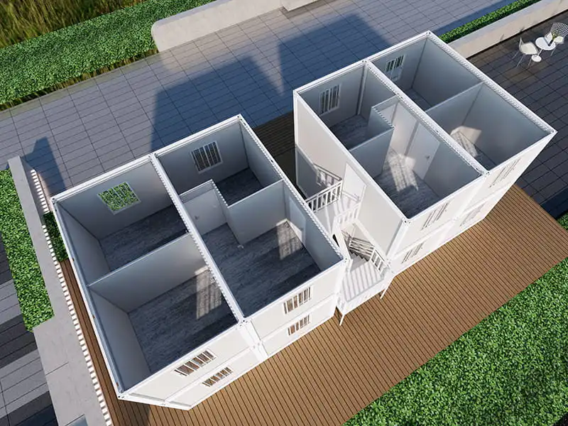 Estancia en una granja de 8 contenedores con 12 habitaciones