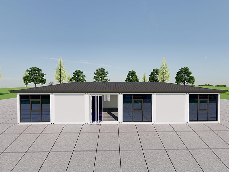 Edificio Comercial Cinco Contenedores de 90 m²